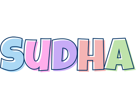 Sudha pastel logo