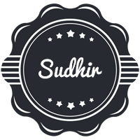 Sudhir badge logo