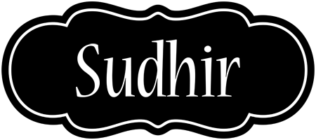 Sudhir welcome logo