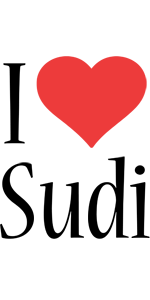 Sudi i-love logo