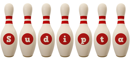 Sudipta bowling-pin logo