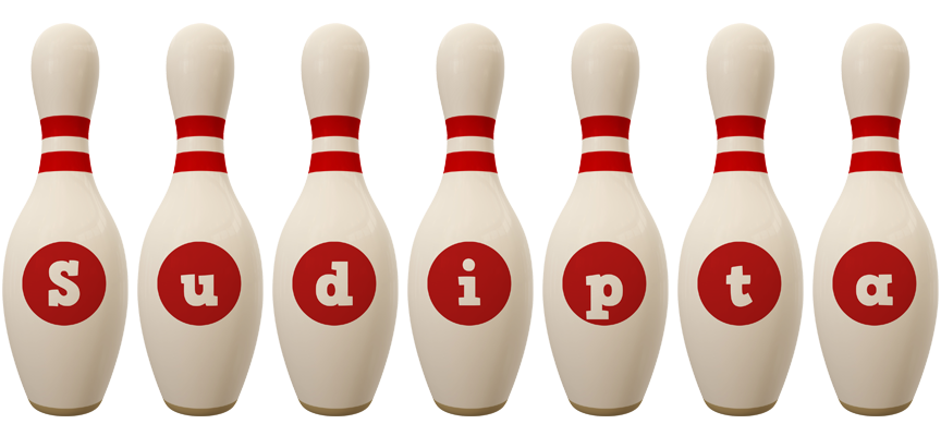 Sudipta bowling-pin logo