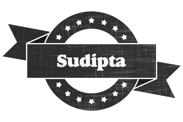 Sudipta grunge logo