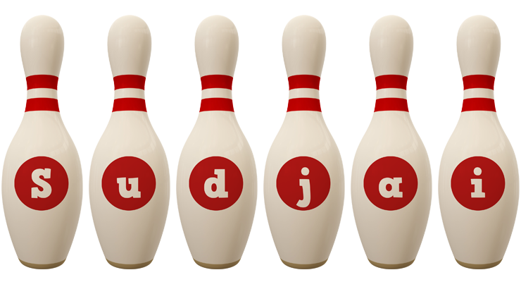 Sudjai bowling-pin logo