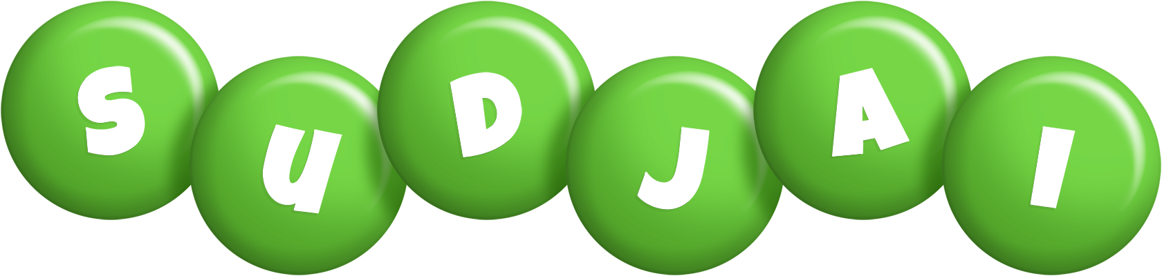 Sudjai candy-green logo