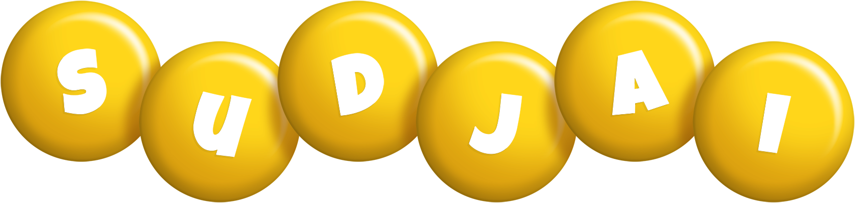 Sudjai candy-yellow logo