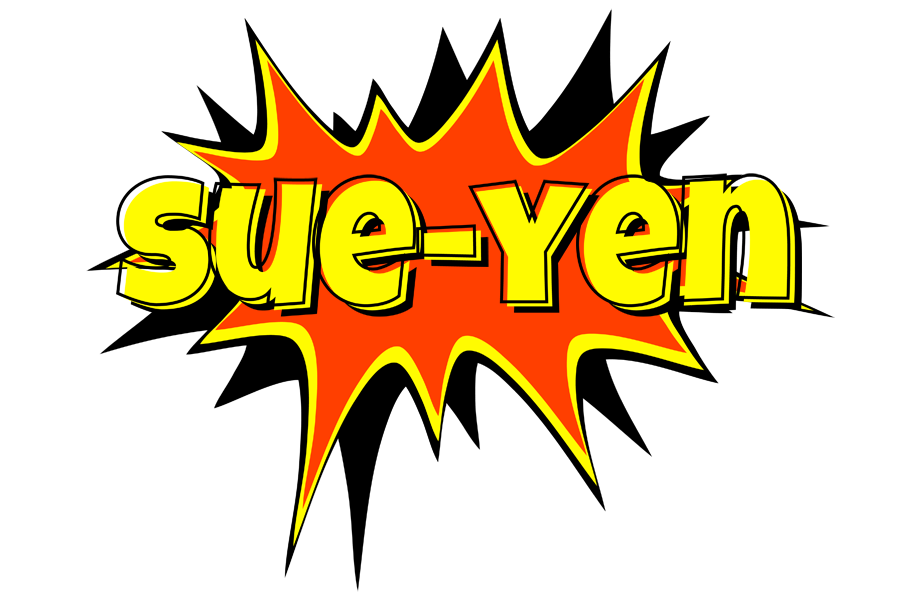 Sue-Yen bazinga logo
