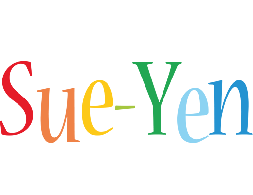 Sue-Yen birthday logo