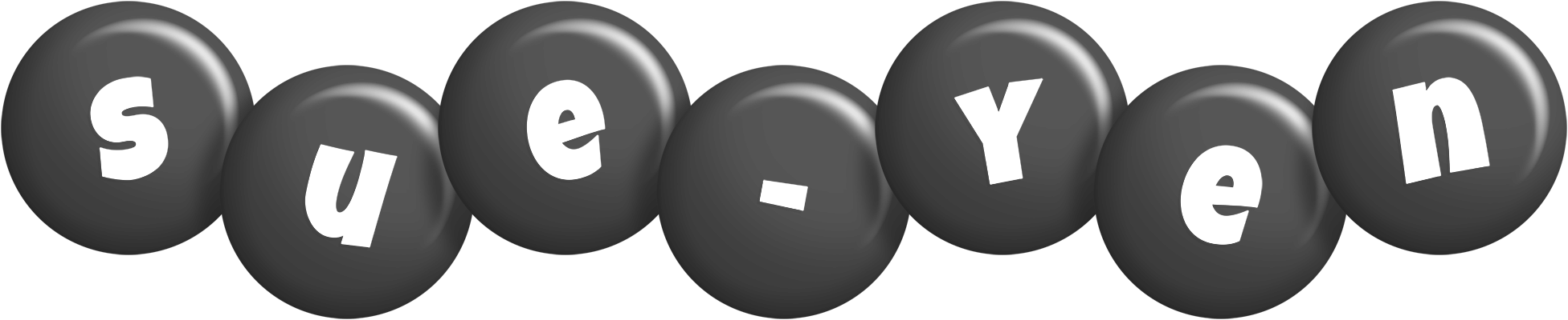 Sue-Yen candy-black logo
