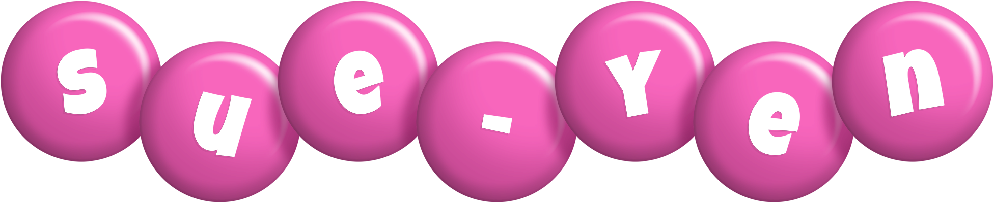 Sue-Yen candy-pink logo