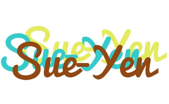 Sue-Yen cupcake logo
