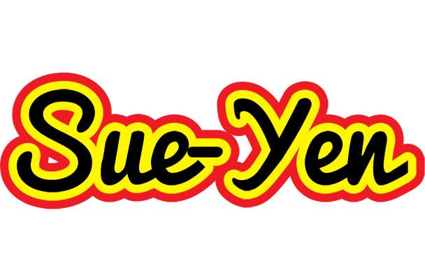 Sue-Yen flaming logo
