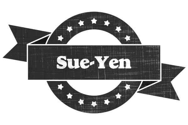 Sue-Yen grunge logo