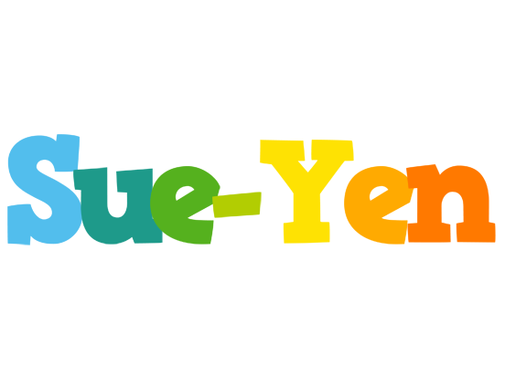 Sue-Yen rainbows logo