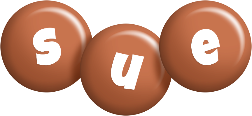 Sue candy-brown logo