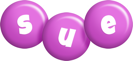 Sue candy-purple logo