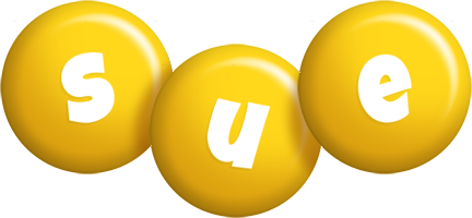 Sue candy-yellow logo
