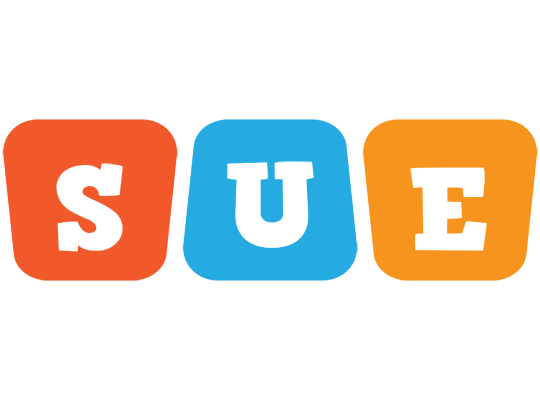 Sue comics logo