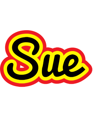 Sue flaming logo
