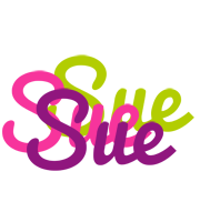 Sue flowers logo