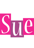 Sue whine logo
