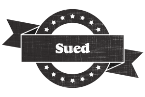 Sued grunge logo