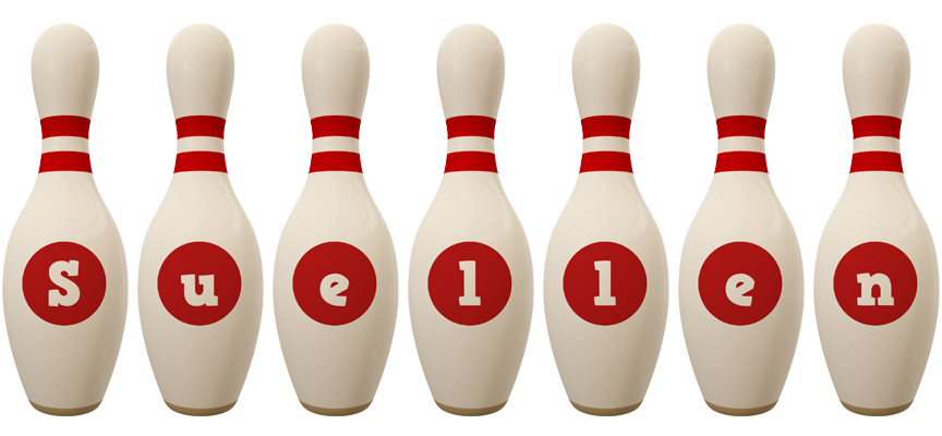 Suellen bowling-pin logo
