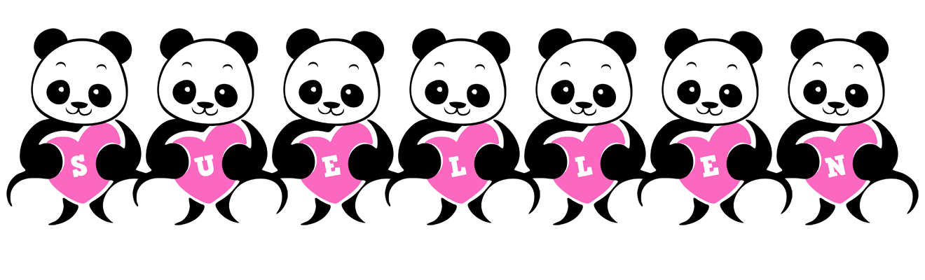 Suellen love-panda logo