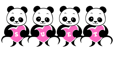 Suet love-panda logo