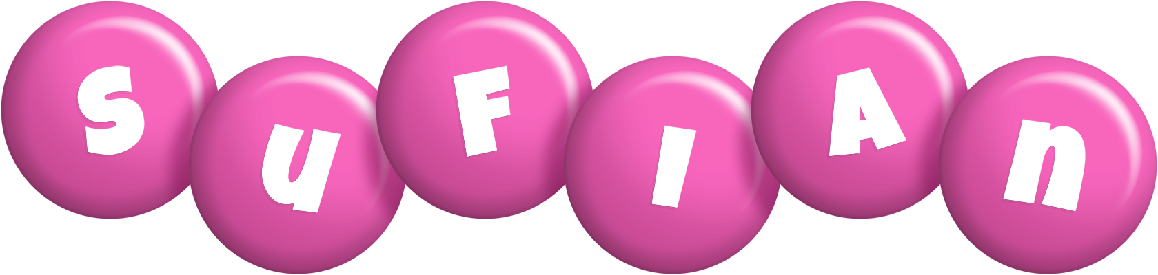 Sufian candy-pink logo