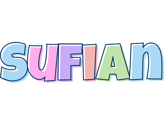 Sufian pastel logo