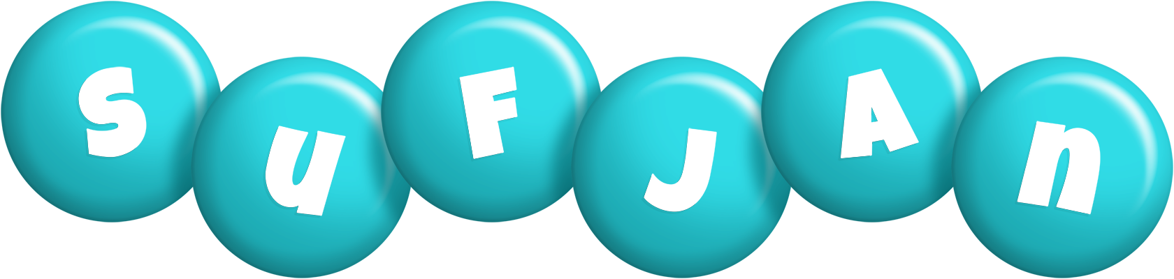 Sufjan candy-azur logo