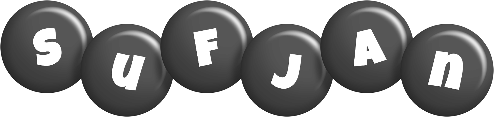 Sufjan candy-black logo