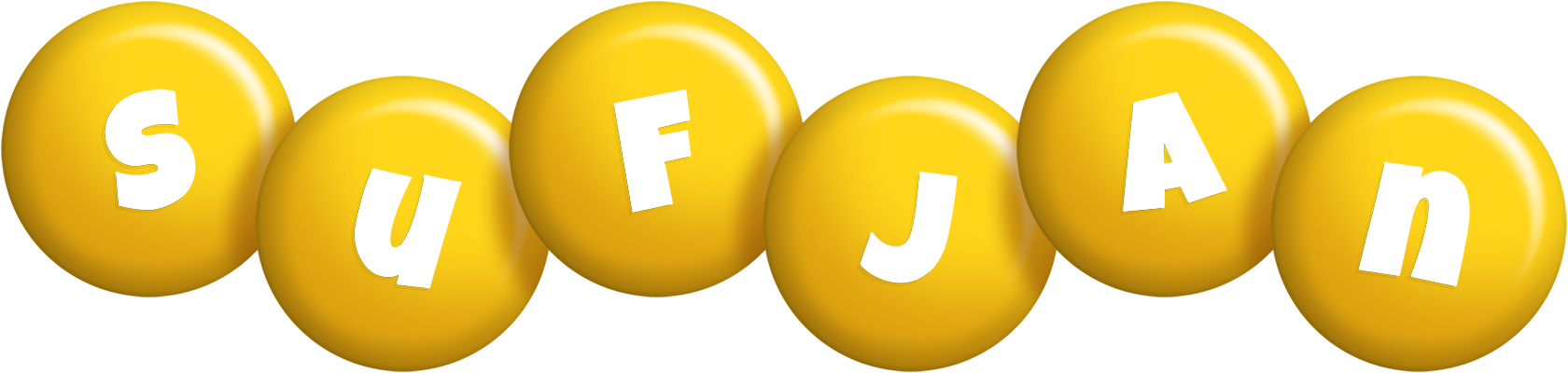 Sufjan candy-yellow logo