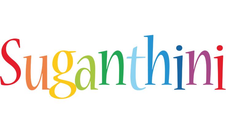Suganthini birthday logo