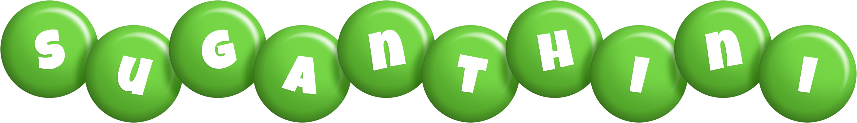 Suganthini candy-green logo