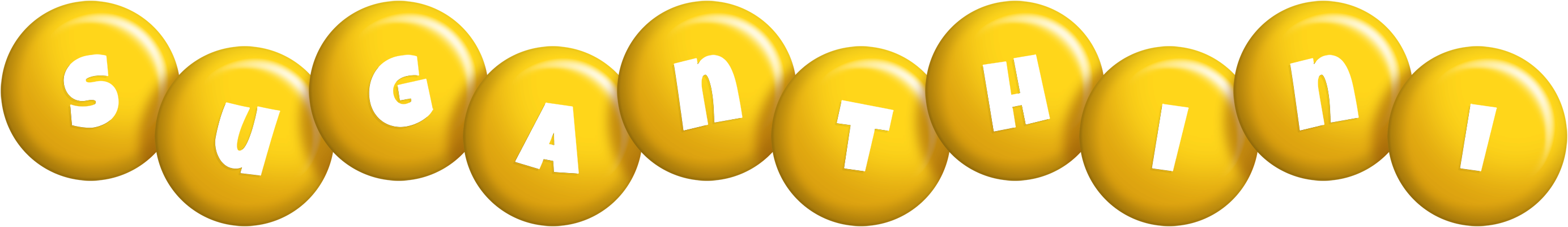 Suganthini candy-yellow logo