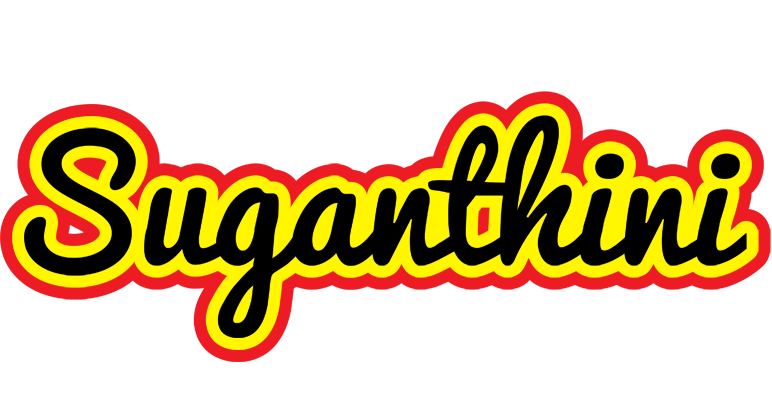 Suganthini flaming logo
