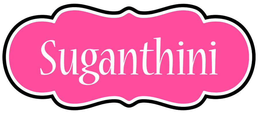 Suganthini invitation logo