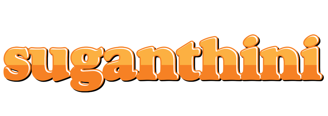 Suganthini orange logo