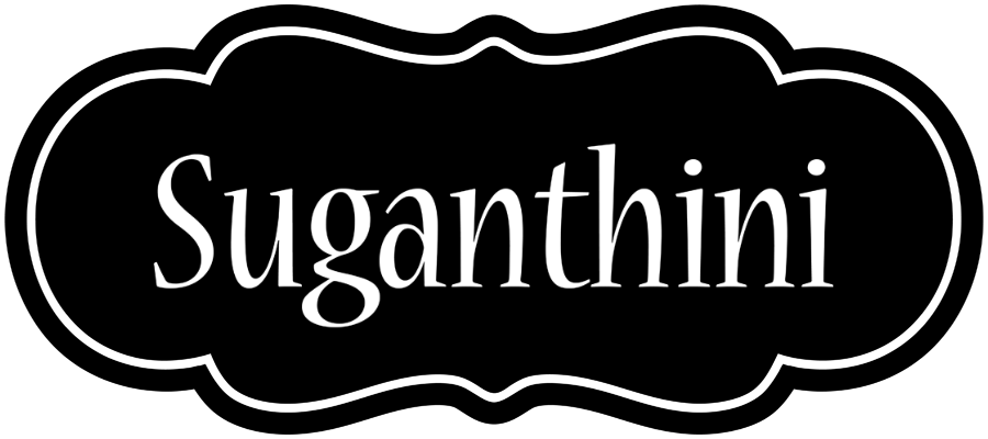 Suganthini welcome logo