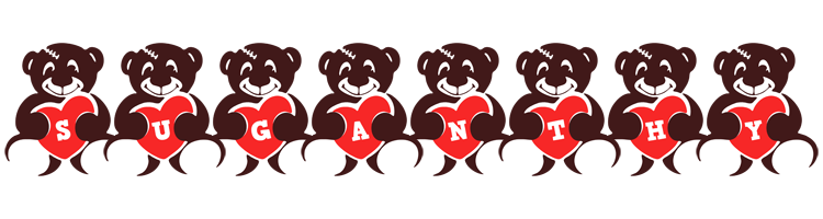 Suganthy bear logo