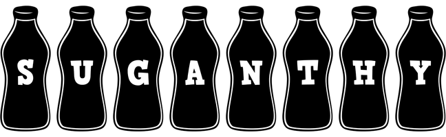 Suganthy bottle logo