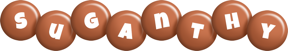 Suganthy candy-brown logo