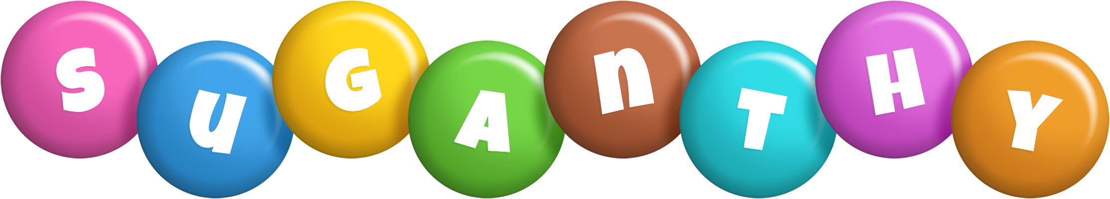 Suganthy candy logo