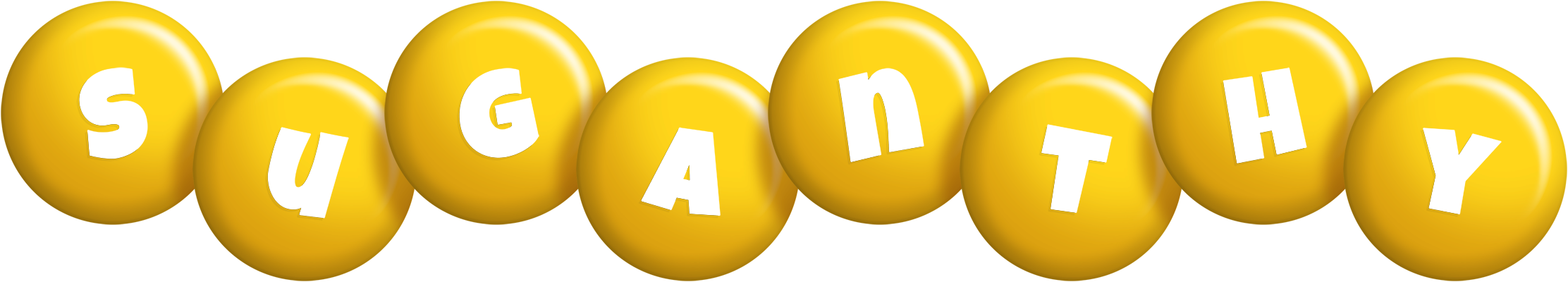 Suganthy candy-yellow logo