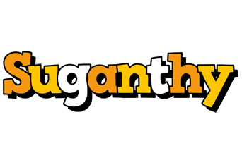 Suganthy cartoon logo