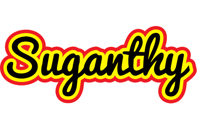Suganthy flaming logo