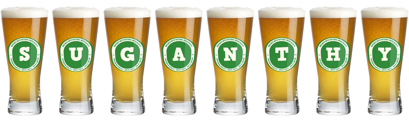 Suganthy lager logo