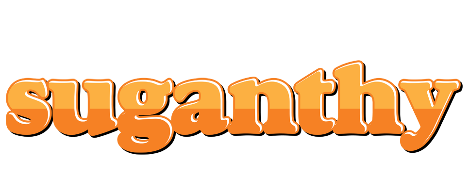 Suganthy orange logo